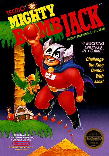 Mighty Bomb Jack (USA) box art